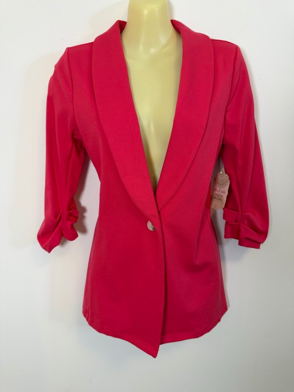 NWT Altar'd State Hot Pink Single-Button Blazer